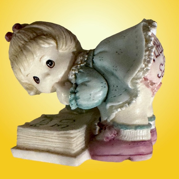 Vintage ENESCO “A Little Behind In My Schedule “ 2” Figurine - Picture 8 of 8